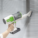 Пылесос вертикальный акк. Greenworks SV24532, 24V, б/щет, 350 Вт, 21 кПа, электрощетка, 3 насадки, LED, белый+зеленый, 1х4Ач и ЗУ (4702007UB)