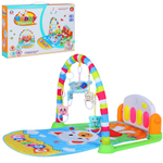 0333920/Детский мягкий развив. коврик овальной формы с муз.панелью, в/к 46*30*9 см/54