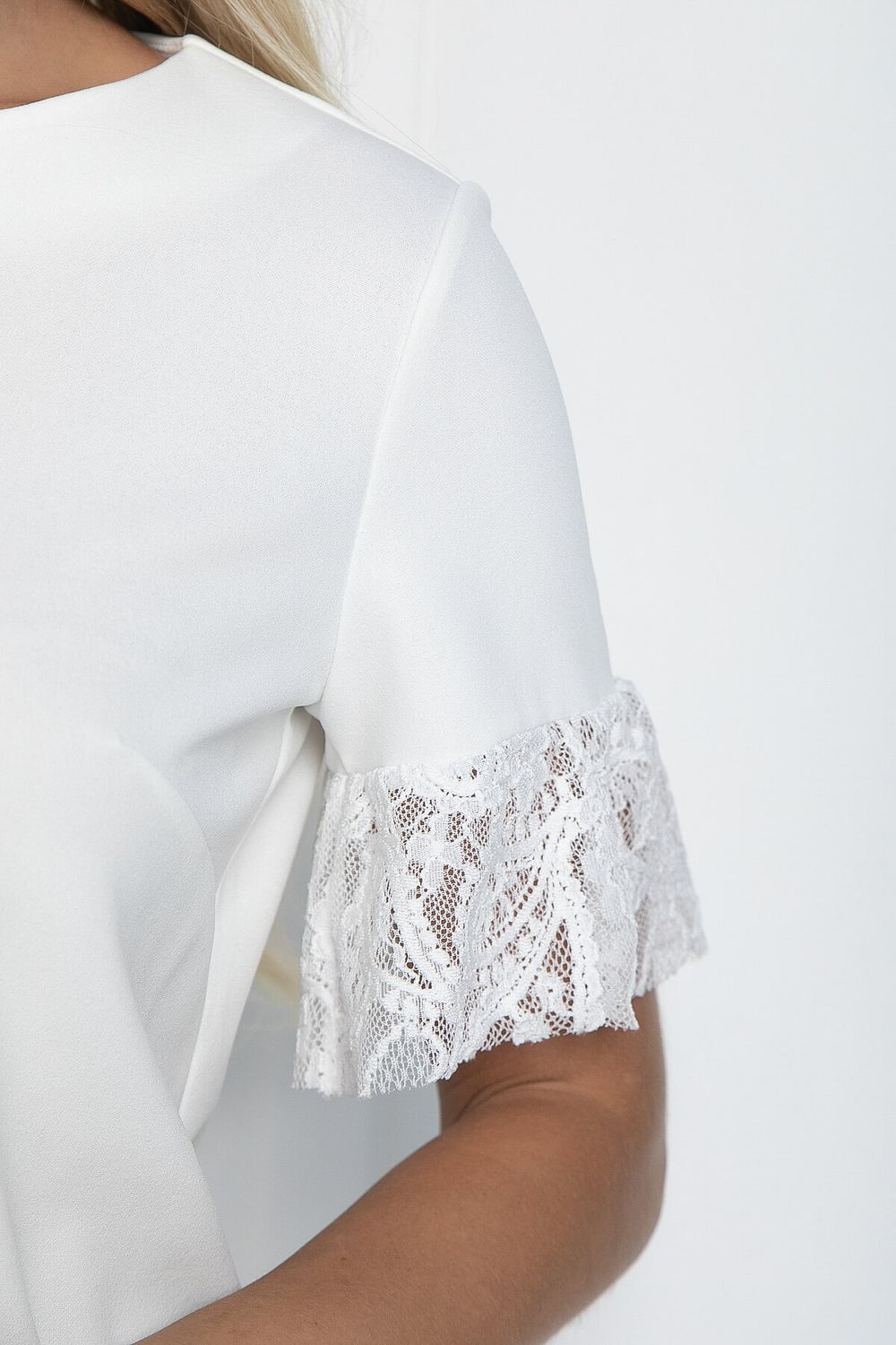 Блуза Натэлла (молочная) Б11134 LT Collection