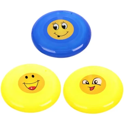 Летающая тарелка «Смайлик» 23 см, микс