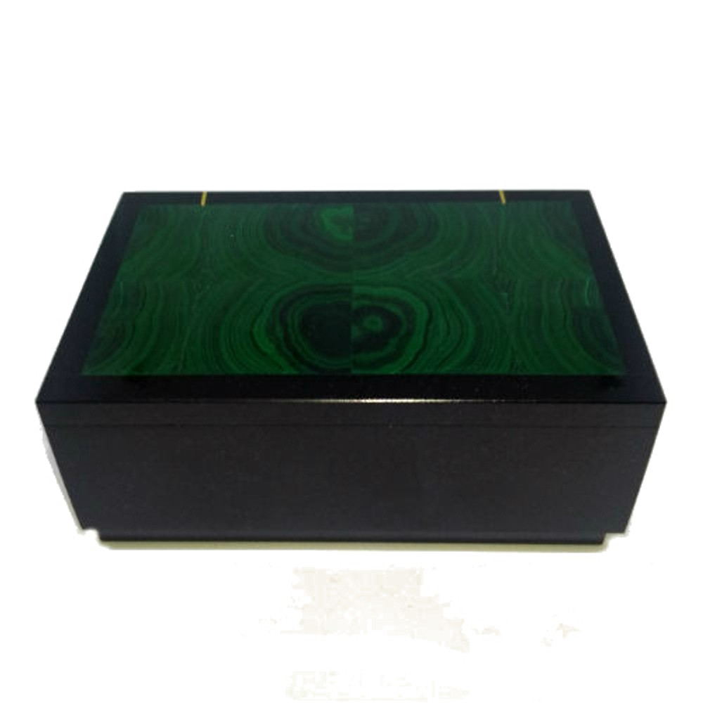 Шкатулка малахит, долерит