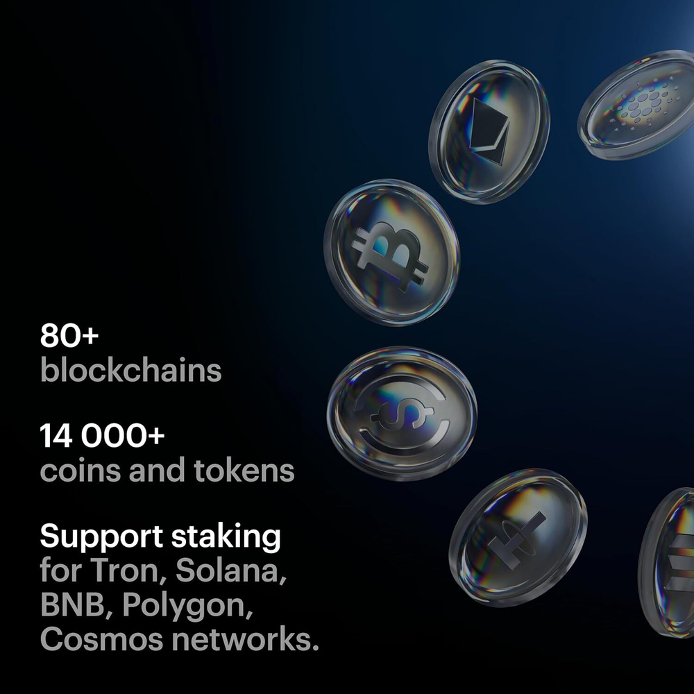 Набор из 3 аппаратных кошельков Tangem Wallet 100% оффлайн-хранилище для Bitcoin, Ethereum, NFT и других активов