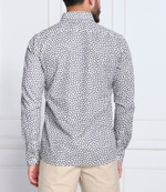 льняная рубашка c-hal-kent-c1-223 BOSS BLACK - белый(50474169)