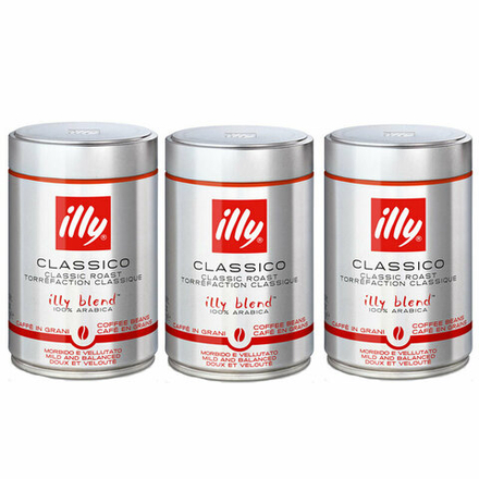 кофе в зернах Illy Caffe средняя обжарка, 250 г (Илли) x 3 шт