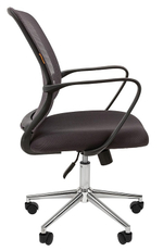 Офисное кресло CHAIRMAN 698 хром, ткань TW/сетчатый акрил