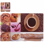 Салфетка на стол 43*28см в наборе 6+6шт «Сладости»