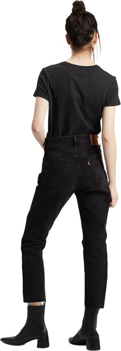 Джинсы Levis 501 Levi's Original CROP BLACK HEART черный