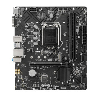 MSI PRO H510M-B ( S1200, Intel®H470, 2xDDR4-2933 HDMI+VGA, 1xPCI-Ex16, 1xPCI-Ex1, 4xSATA3, 1xM.2, 8 Ch Audio, GLan, (4+4)xUSB2.0, (2+2)xUSB3.2, 1xPS/2")