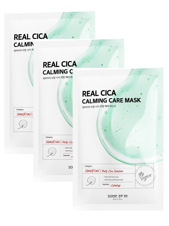 Маска тканевая для лица Some By Mi Real Cica Calming Care Mask Центелла 20 г