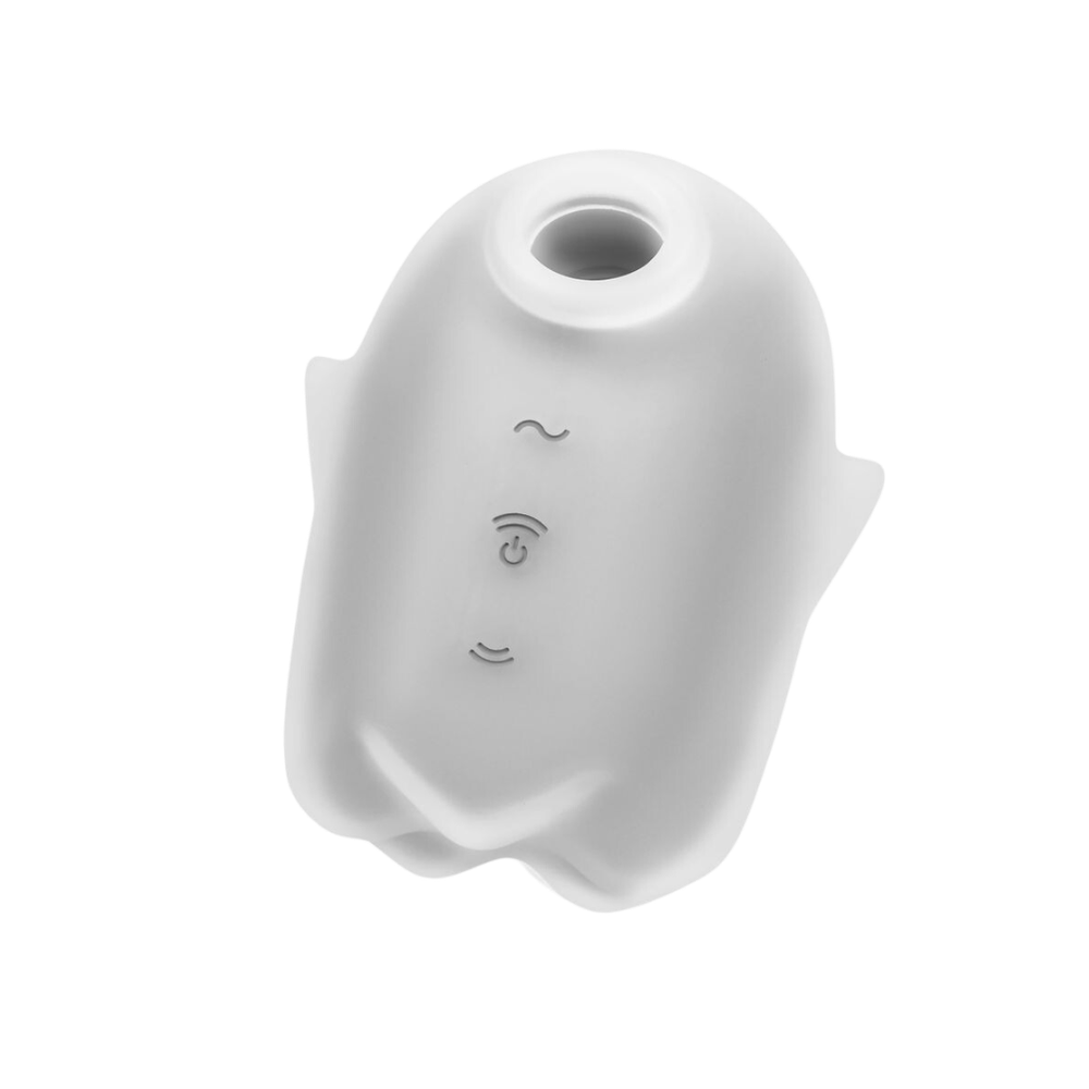Стимулятор клитора – вакуум+вибрация Satisfyer Glowing Ghost (светится в темноте)