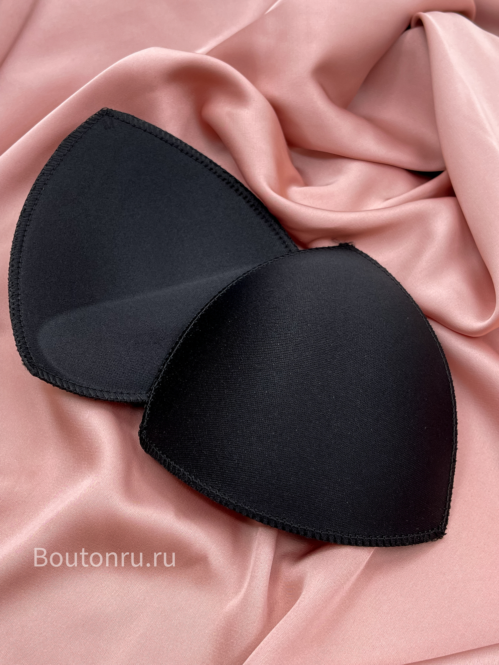 Чашки для бюстгальтера черные пуш-ап