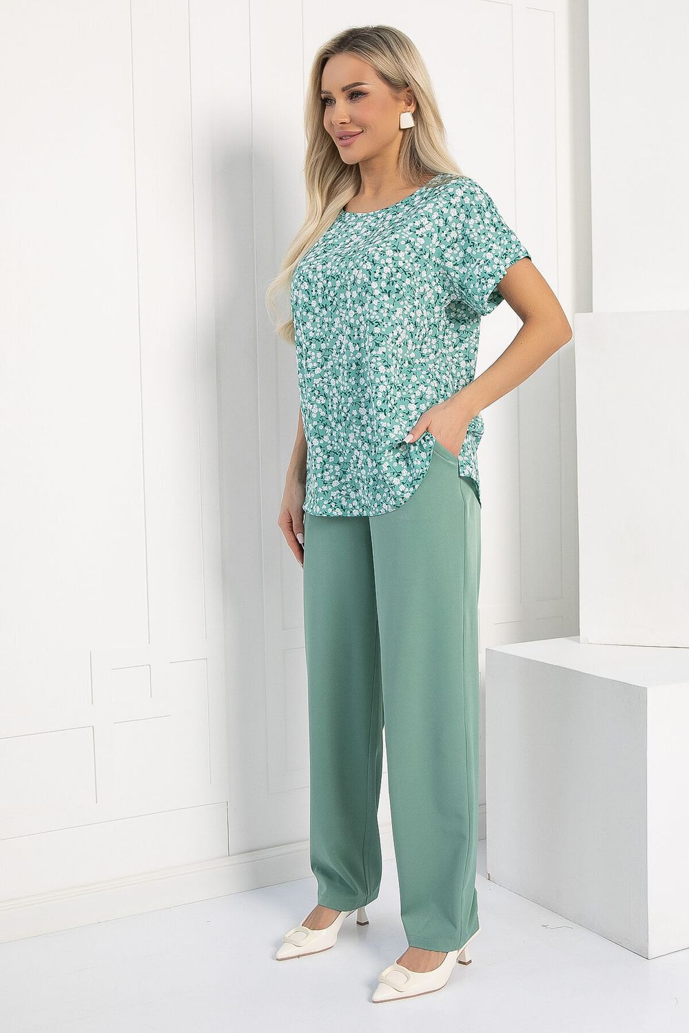 Костюм Марита (зеленый) К12885-8М LT Collection (Акция)