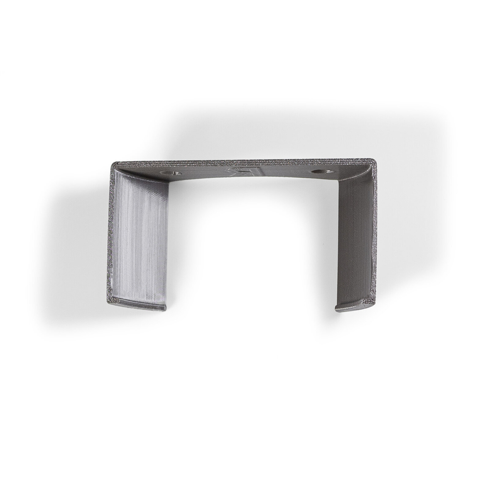 Настенный кронштейн для фронтальной установки Яндекс станций (Яндекс-Алиса) mini1, 3D печать, серебристо-серый