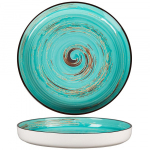 Тарелка с бортом Texture Light Cyan Circular 23 см