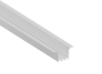 Встраиваемый алюминиевый профиль под шпаклевку,  40х76х2000. Цвет: Белый матовый, RAL9003, Серия:DN8ALE