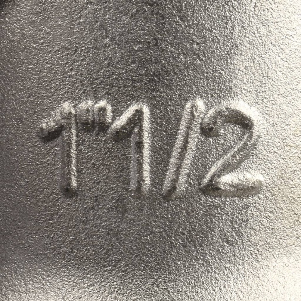 Переход с внутренней резьбы на наружную угловой с упором STOUT SFT 0016 - 1"1/2 (никелированный)