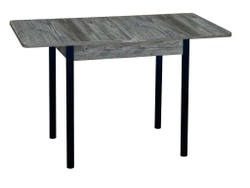 Эко 80х60 стол обеденный раскладной / пасадена/черный