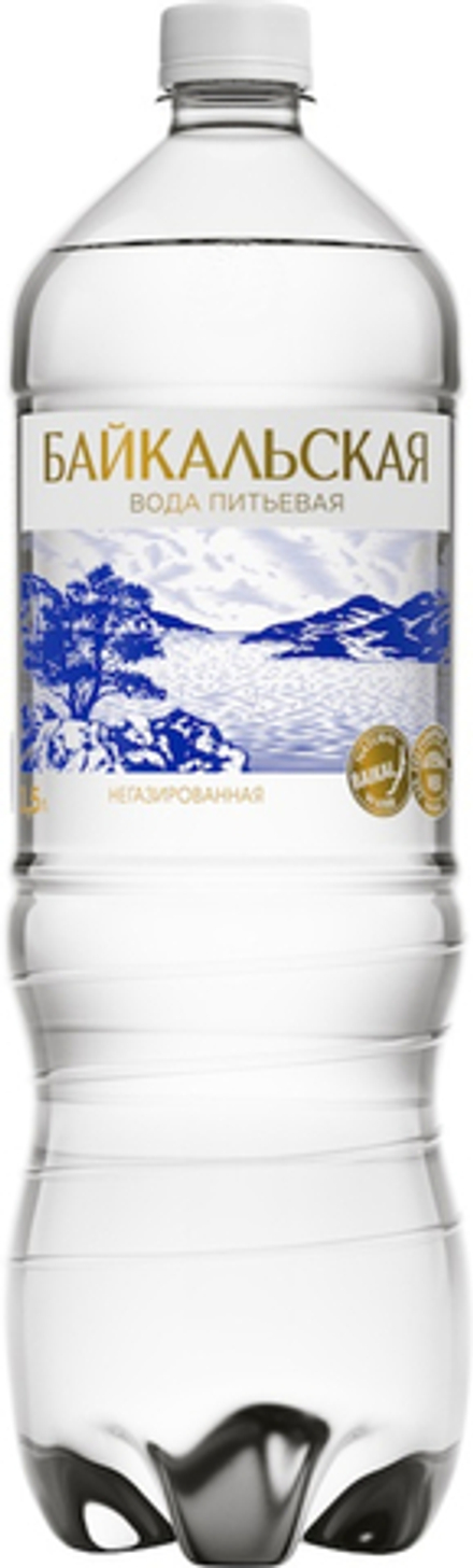 Вода природная минеральная Байкальская Негазированная / Bajkalskaya Still 1.5л - пэт
