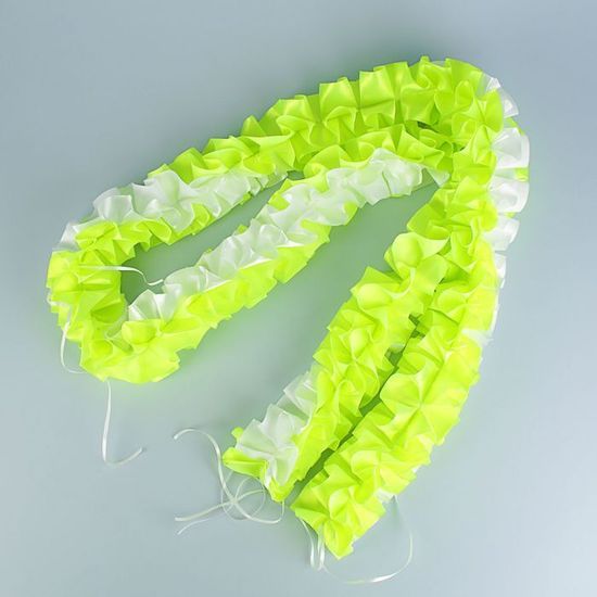 Лента на капот галочка атлас цвет: персик (ширина 19см) №548.224