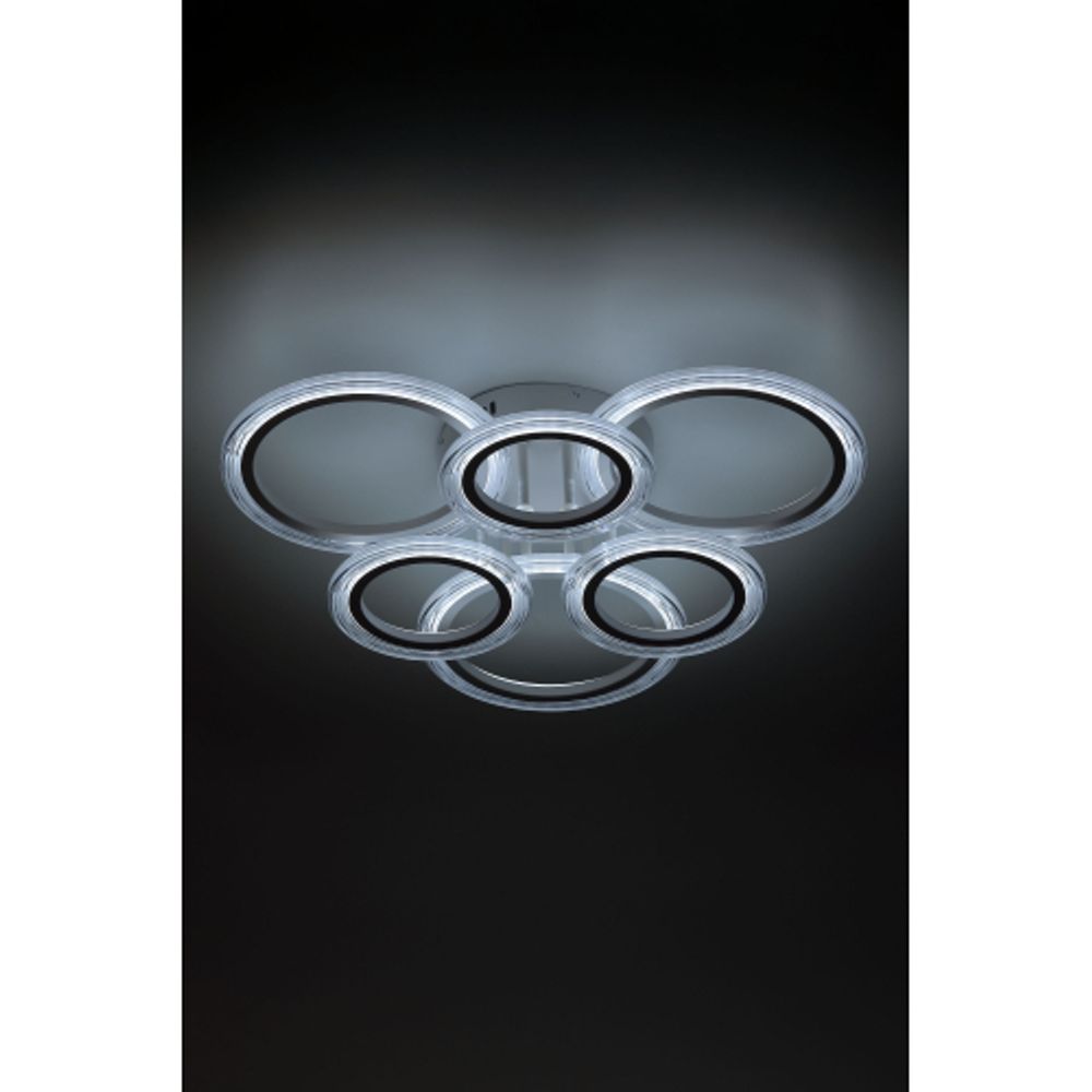 Светильник потолочный светодиодный ЭРА Модерн Ring CLL-1-90W 3K-6,5K RC WH с ДУ белый | Светильники SPB-6 с ДУ