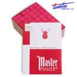 Мел бильярдный "Master" Red 144шт.