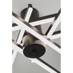 Светильник потолочный светодиодный Rivoli   6180-201 LED 90Вт 3000-6000К чёрный с пультом