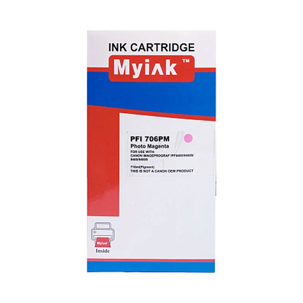 Картридж для CANON PFI-706PM IPF 8400/8400S/8400SE/9400/9400S Photo Magenta (710 ml) MyInk