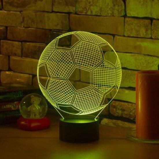 3D лампа Футбольный мяч