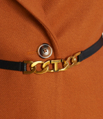 Хлопковое пальто TWINSET - янтарный(232TP2401)