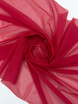 Сетка эластичная красная мелкая ячейка метражом (Турция)