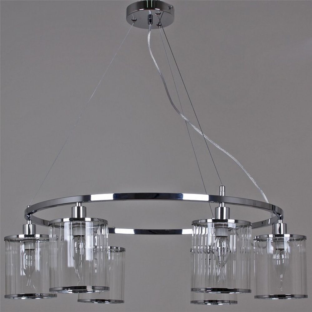 Подвесная люстра ILLUMICO  IL1182-6P-79 CR