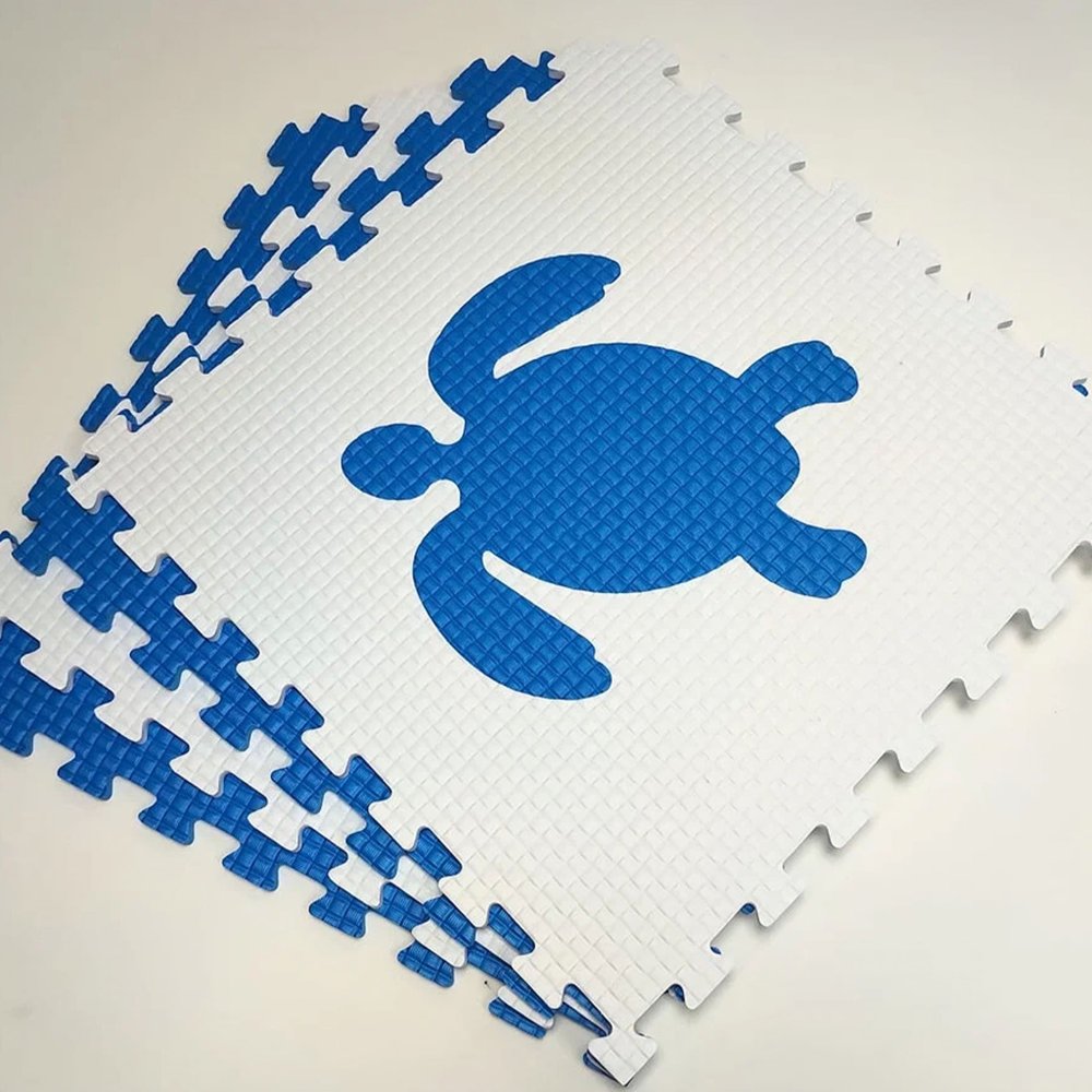 Мягкий пол "Жители моря" 500x500x10 мм 45 шор