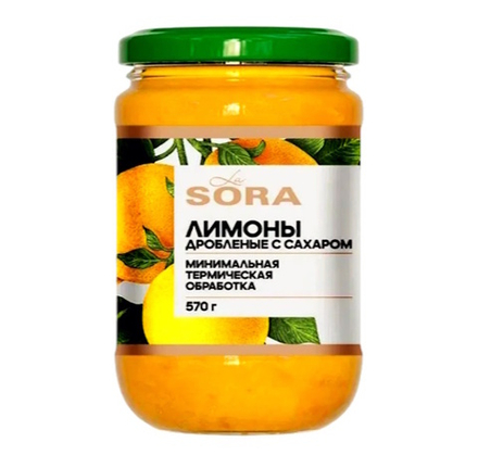 Лимоны дробленые с сахаром "LA SORA" 570г. Барановичи