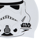 Шапочка для плавания силиконовая детская Speedo Star Wars Junior Slogan Print Cap Stormtrooper