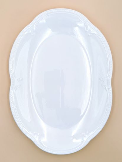 Блюдо овальное 36х25 см. набор 4 шт. "White Ornaments"