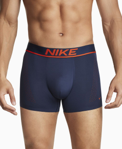 Мужские спортивные боксеры Nike Dri-Fit Elite Micro Trunk 1P - obsidian/team orange