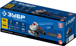 ЗУБР 1500 Вт, d125 мм, УШМ, Профессионал (УШМ-П125-1500 ПСТ)