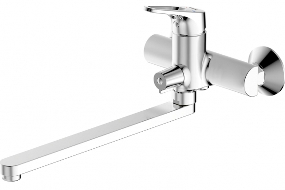 Смеситель для ванны c длинным изливом Bravat Drop-D