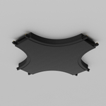 Коннектор питания X-образный для магнитного шинопровода Maytoni Radity TRA084CX-11B