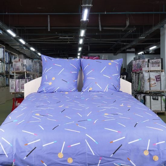 Простыня Айгуль, полисатин 180x220 Domtekc