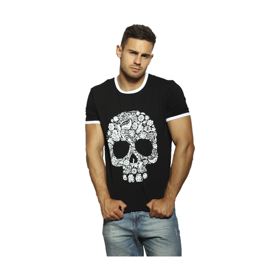 Мужская футболка черная Scandaloso 010201m-EP