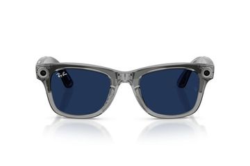 Очки Ray-Ban Wayfarer GEN 2 Shiny Transparent Grey / Transitions Sapphire (M / Size 50) RW4012 6840MF50