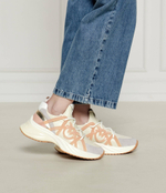 Кожаные кроссовки ariel Pinko - бежевый(SS0023 E013)