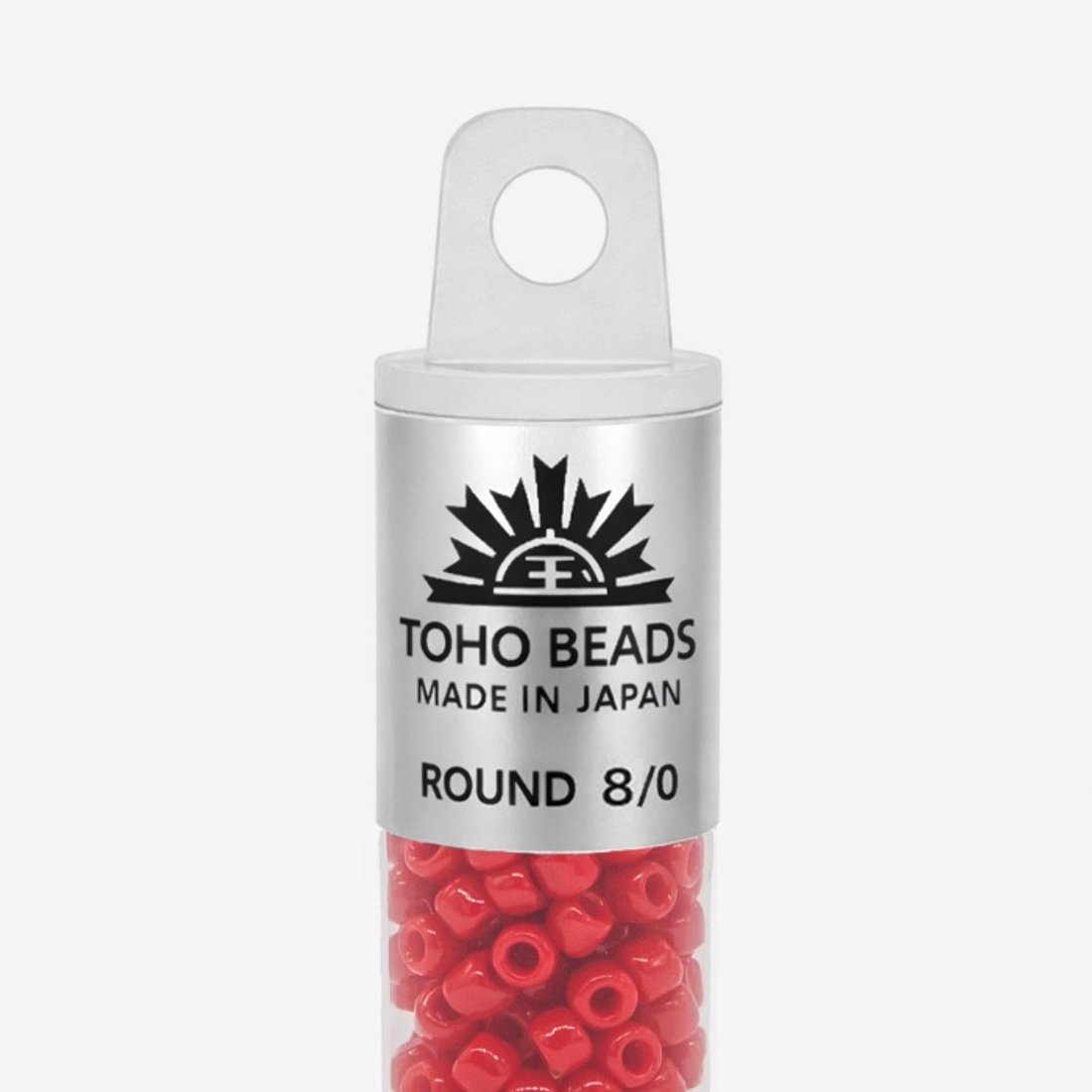 Японский бисер TOHO Round 8/0 (№45), непрозрачный глянцевый