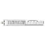 Радиатор стальной «LEMAX» Compact 11 300х3000