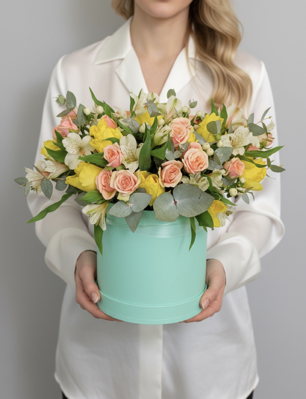 Цветы в коробке Цветочный вальс