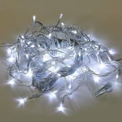 ULD-B50006-880-TTK WHITE IP44 Бахрома светодиодная с эффектом мерцания. 50м. Соединяемая. 880 светодиодов. Белый свет. Провод прозрачный. ТМ Uniel