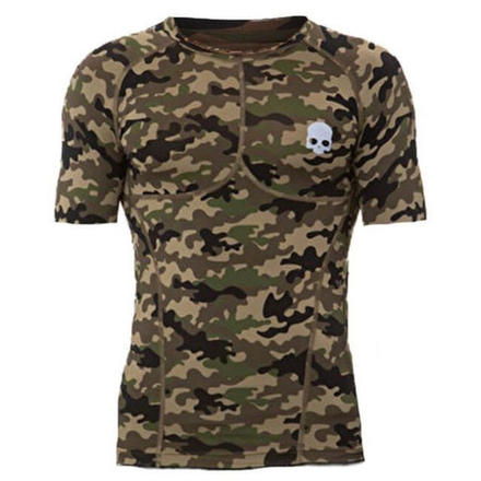 Мужская теннисная футболка Hydrogen Printed Second Skin Tee Man - camouflage