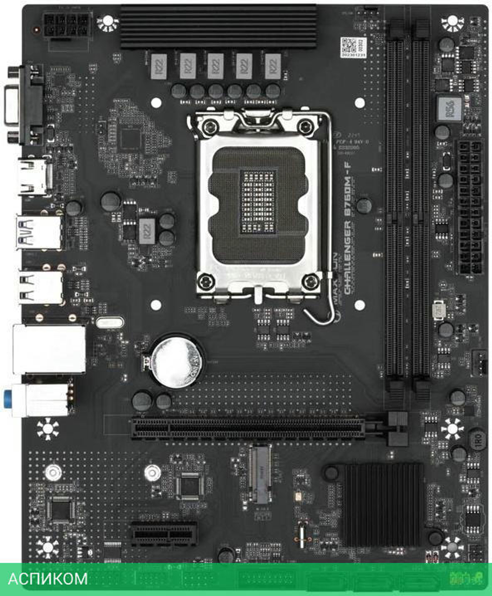 Материнская плата Maxsun Challenger DDR4 (B760M-F)