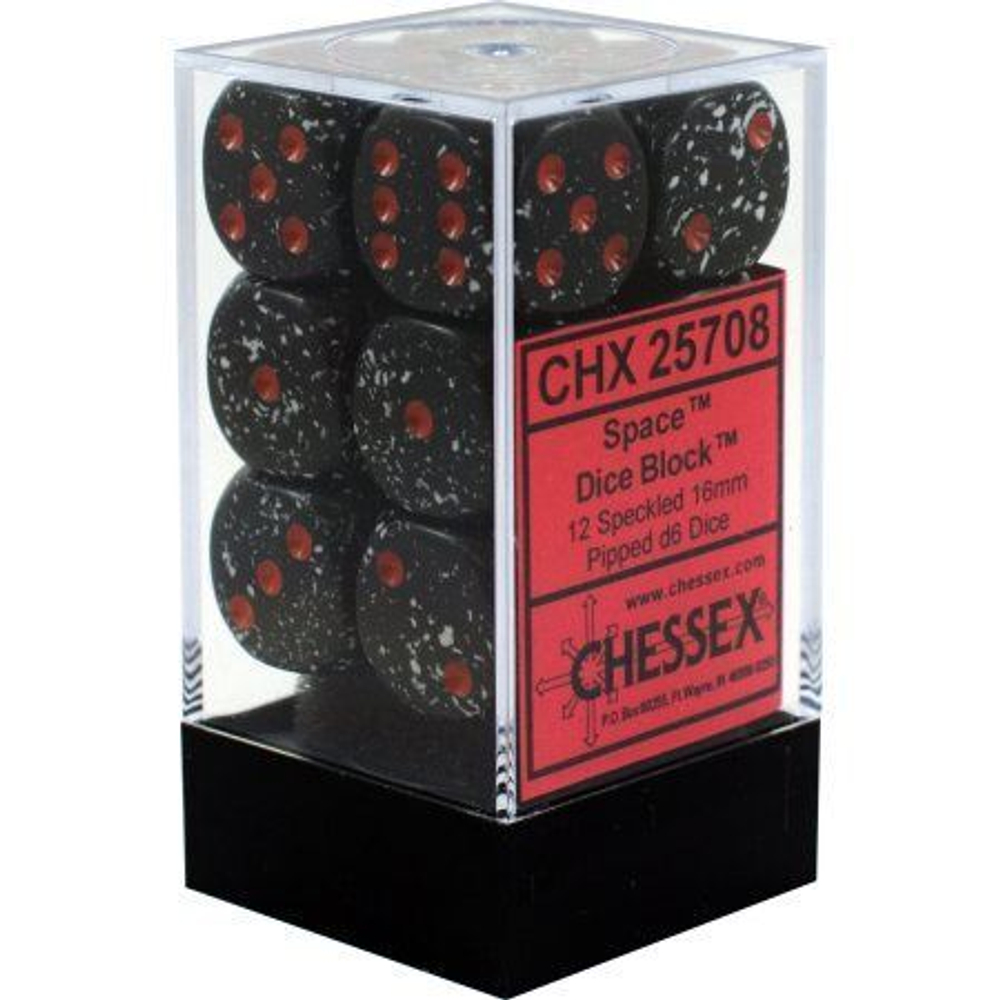 Chessex 12-D6 set (16mm) - Speckled Space